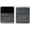 Black Painted Wood Galaxy Z Flip3 5G Skin